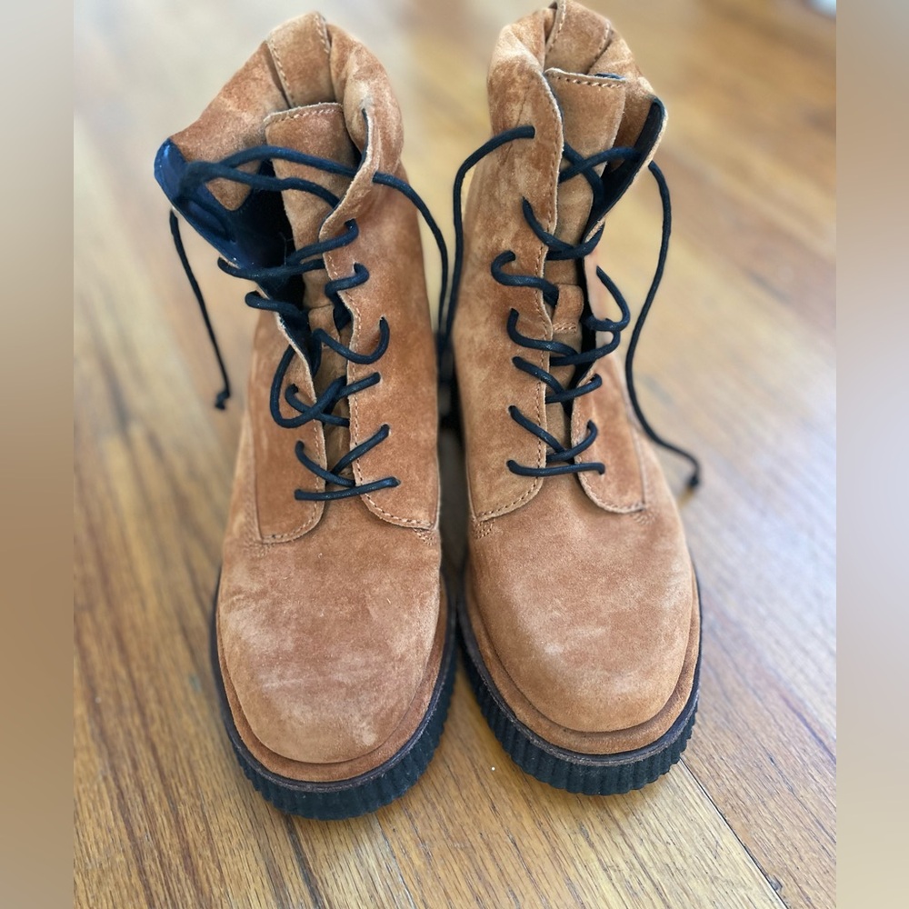 rag & bone Tan Lace Up Boots